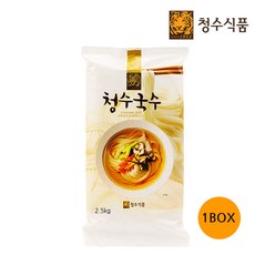 [청수식품] 청수 국수 25인분(봉지) 2.5kg x 6봉, 6개