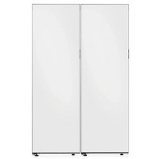 삼성 비스포크 냉장고 냉동고 세트 우열림 RR40C7885AP+RZ34C7855AP(메탈)