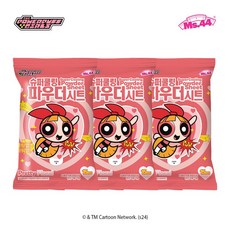미스사사 파워퍼프걸에디션 슈퍼 쿨링 파우더시트 프리티플로럴 3개, 87g