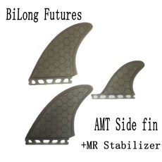 BiLong Futures AMT 사이드 트윈 MR 스태빌라이저 코어트리 핀 세트 서핑 보드 웨이크보드 파이버 글라스 성능 3 개