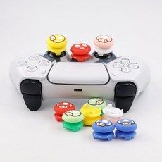 PS4 PS5 컨트롤러용 VERENIX FPS 썸스틱 익스텐더 커버 엄지 그립 조이스틱 캡 그린, 블루