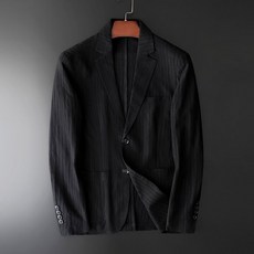 ajella 남자 여름 린넨 자켓 모시 양복남 슬림한한한판트렌드 름경량 셔링 면