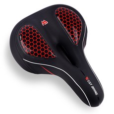 WEST BIKING 웨스트 자전거 후미등 TAIPAN 헤드 쿠션 안산 자동차 시트 안장 빈 자리를 앉아 실리카겔 두꺼워은 0 801 092 빨간색