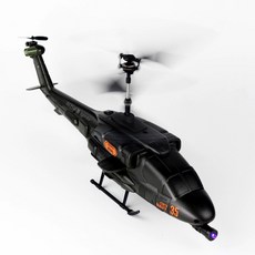 무선헬리콥터 3.5채널 초보자용 국민미니RC헬기 어린이선물용 실내용헬리콥터 교육용 연습용, 블랙