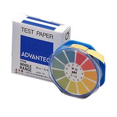 pH Test paper ADVANTEC WR 0-14 호울레인지 수소이온농도 측정시험지