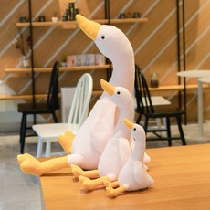 흰색 오리인형 거위인형 오리봉제인형 봉제 장식 생일선물, 핑크 닥크 카, 1mcm