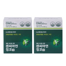 센시아 동국제약 센시안 압박스타킹 증정 하루 한알 손 발 다리 혈행개선에 도움 은행잎추출물 징코정, 2세트, 120정