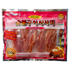 라이코스펫 숯불구이사사미 500g, 1개 - 사사미