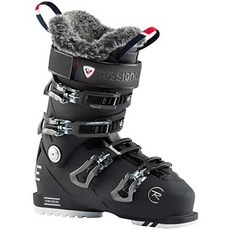 Rossignol 여성용 퓨어 프로 80 스키 부츠 소프트 블랙 22.5, 단일옵션