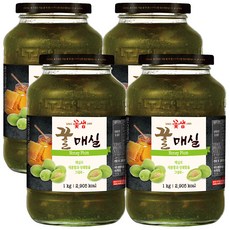꽃샘 꿀 매실차 골드, 1kg, 1개입, 4개