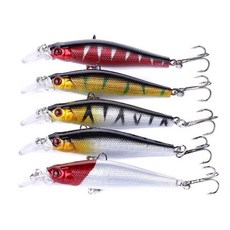 미노우 미끼 낚시 도구 하드 인공 11.2cm 11.5g 100 개, 02 2