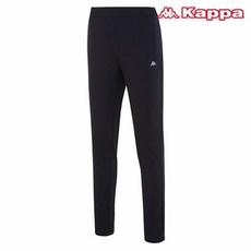 KAPPA 카파 여자 슬림핏 플리스 팬츠 블랙