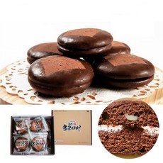 온미락 전주초코파이 전주한옥마을 수제 초코파이 70g 90g 개별포장 선물세트, 수제초코파이 70g 10개(실속형), 1개