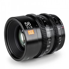 VILTROX S56mm T1.5 단초점 렌즈 대구경 시네마 렌즈 APS-C용 소니 E마운트 교환, 1개