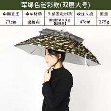 우산 해드셋 모자 성인 접이식 자외선차단 양산 낚시 남녀 빅사이즈, 기본