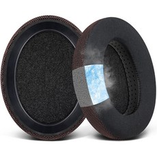 SOULWIT 교체용 이어패드-호환 모델 젠하이저 Sennheiser HD650 HD660 S HD660S2 HD600 HD6XX HD58X HD580 1쌍, Cooling Gel, Dark Coffee, 1개