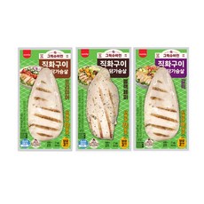 와이지유통 그릭슈바인 냉장 닭가슴살 3종 20팩, 직화닭 갈릭20팩