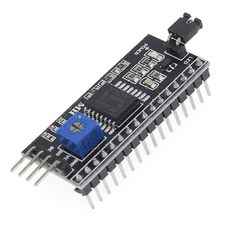I2C 모듈이 LCD1602 PCF8574 디스플레이 파란색 IIC 5V 문자 PCF8574T LCD 16X2 인터페이스 화면 황록색, PCF8574 I2C Adapter