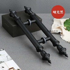 유리문 목문 손잡이 미닫이 손잡이 유럽식 모조홍고동무형문, 03.38관/길이800mm/구멍거리, 옵션07