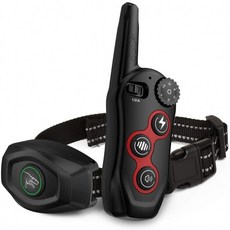 Dog Bark Collar - 3가지 원격 교육 모드를 포함한 2 in 1 도그 트레이닝 칼라 삐침 진동 충전식 짖는 제어 칼라 100% 방, 단일옵션