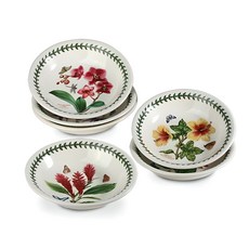 PORTmeIRION 波特玫琳恩 花朵圖案圓碗 17cm 6件組, 混色, 1組