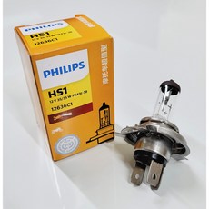 PHILIPS 필립스 HS1 (12V 35/35 PX43t- 38) 오토바이용 전구 12636C1, 1개