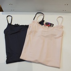 비비안 60% 대박세일!! 2칼라 부드럽고 시원한 아스킨 레이스 끈런닝 끈조절 가능