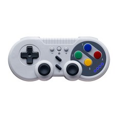 8bitdo-SN30 Pro 무선 컨트롤러 6 축 버스트 진동 터보 기능 조이스틱 닌텐도 스위치 스팀 윈도우 안드로이드 iOS, [01] A, 한개옵션1