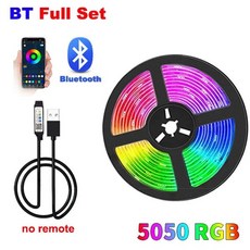 led 줄조명 띠조명 라인 D 스트립 조명 D 1-5m 10m 15m 20m 30m 네온 조명 Luces d 컬러 RGB TV 백라이트, [03] BT, [01] not waterproof, [01] 15m, 1개