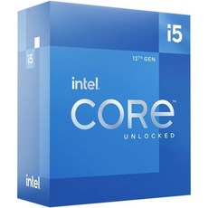 인텔 코어 i5-12600K 12세대 Alder Lake 10코어 3.7GHz(4.9 터보) LGA 1700 데스크탑 프로세서 - 12600k