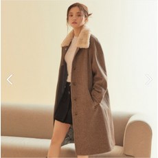 프렌치캣레드퍼장식코트q85dbc040