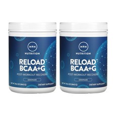 [1+1] MRM 엠알엠 BCAA+G 840g 레몬맛 EAA 베타알라닌 아미노산 루신 류신 발린 이소류신 글루타민 비타민B6 고약사 약들약 2통