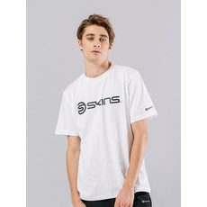 스킨스 SKINS SL183UCATS007 사이드 네온로고 H/S 티셔츠 (화이트)