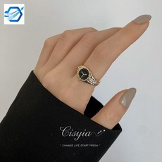 손가락시계 디자인 액세서리 레트로 미니 빈티지 반지시계 링