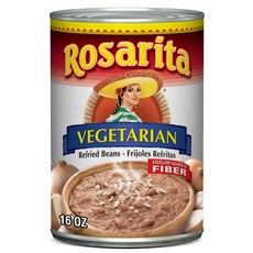 Rosarita Vegetarian Refried Beans 16 oz, 453.59g, 1개