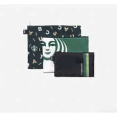 스타벅스 싱가포르 로키 휴대용 여행용 파우치 3종 세트 STARBUCKS LOQI POUCH SET