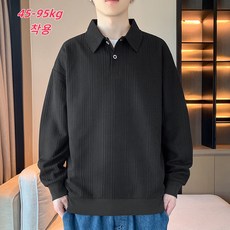 Sevenmoon봄가을 남성 캐주얼 맨투맨 긴팔 폴로셔츠