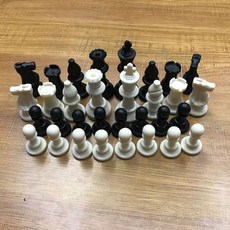 컴팩트 사이즈 65MM 32 중세 체스 피스/ 플라스틱 Complete Chessmen 인터네, 상세내용참조, 상세내용참조, 상세내용참조