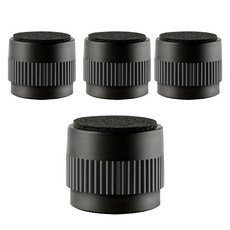 가구다리 높이조절 발받침 50mm 4p, 블랙, 4개