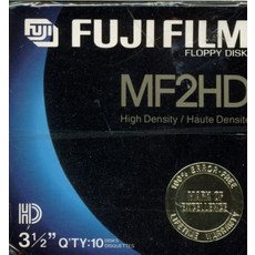 [해외직구]Fuji Film MF2HD 고밀도 3.5 인치 플로피 디스크-10 팩, One Color_One Size