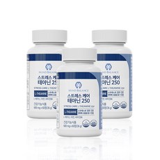 마인드밸런스 스트레스 케어 테아닌 250 36g, 60정, 3개