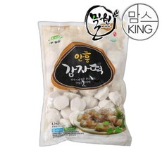 (주)밀원 [맘스킹]밀원본가 HACCP 강원도 안흥감자떡/쑥감자떡/호박감자떡 50개내외(1500g), 03 안흥호박감자떡 50개내외(150