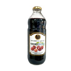 타트체리 원액100% 착즙 주스 쥬스 꿀잠 터키산 1000ml+선물용케이스 물타지않은 무첨가물 순수 엑기스 채리 분말 효능 에이드 멜라토닌 숙면에좋은식품 추석 명절 선물 추천, 1000ml, 1병