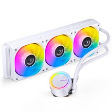 존스보 JONSBO TG-360 ARGB 수냉 CPU 쿨러 (화이트), 1개