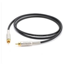 카나레 GS-6 디지탈 코엑시얼 RCA 케이블 1M-4M (F-10 단자) 서브우퍼용, 01_1미터, 1개