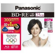 Panasonic 파나소닉 블루레이 Disc 일본산 Double speed 레코딩 CD-RW 25GB 10sheets 50GB 1sheet pack LM-BE25W11L - 파나소닉cd