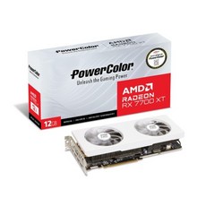 [PowerColor] 라데온 RX 7700 XT D6 12GB White 대원씨티에스