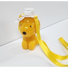 500ml 보틀 텀블러 귀여운 퍼피 보틀 어린이집 답례품 선물 물병 물통 스트랩 세트, 1개