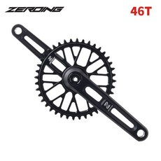 ZEROING 도로 자전거 크랭크 셋 9/10/11/12 속도 초경량 접이식 자전거 크랭크 165/170/175mm 40 42 44 46 48T GXP 단일 체인링, crank 46T