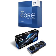 인텔 Core i713700K 게이밍 데스크톱 프로세서 16코어Pcore 8개 + Ecore 잠금 해제 아크 그래픽 카드 - 인텔i713700k